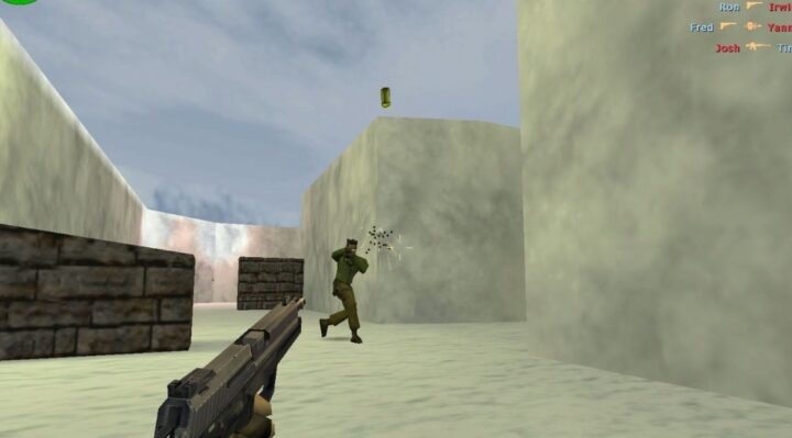 《反恐精英》CS1.5+CS1.6 中文版 [可添加机器人对战] 经典怀旧电脑 PC游戏