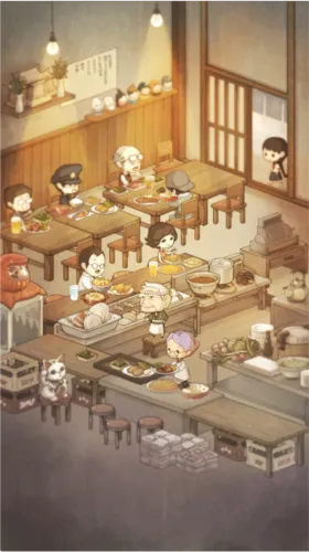 饥饿之心餐厅 Hungry Hearts Restaurant v1.1.0 无限金币 治愈系餐馆经营游戏